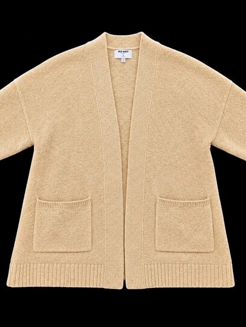 Old Navy Open-Front Pocket Cardigan Sweater Brown XL
